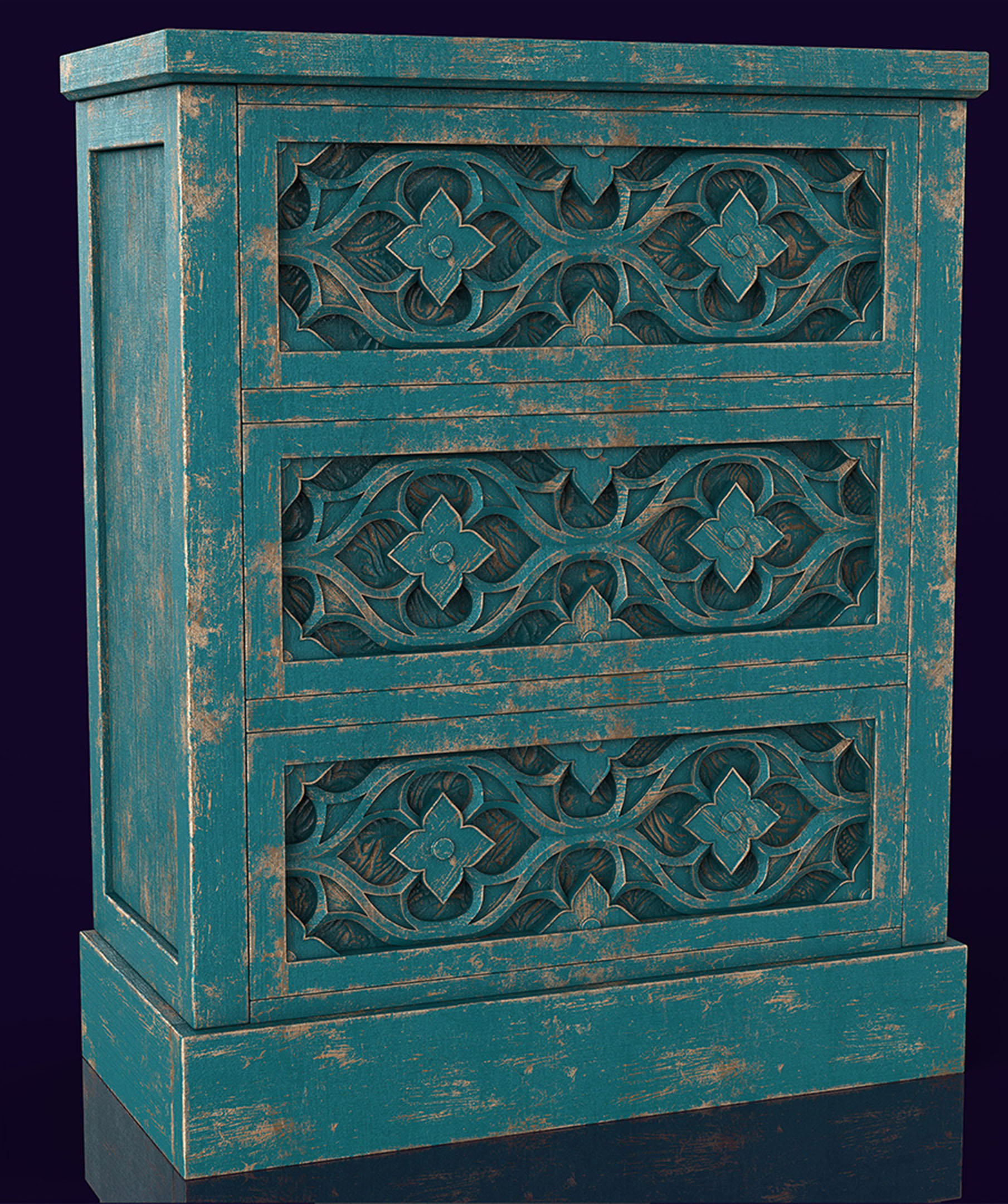 Low Poly Chair Model